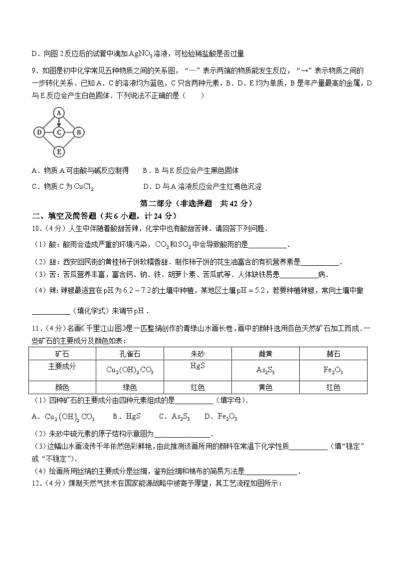 2023年陕西省宝鸡市陈仓区中考三模化学试题(含答案)03