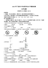 2023年广西北海市学业水平模拟检测化学试题(含答案)