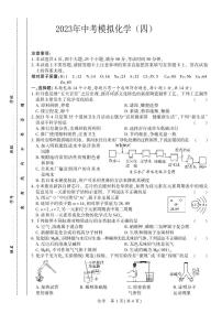 2023年河南省南阳市第二十一学校中考四模化学试题