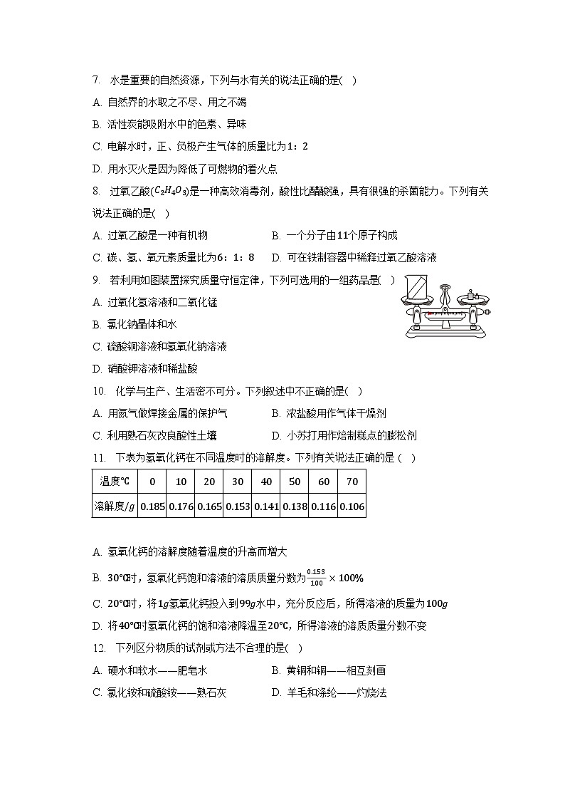 2023年河南省南阳市镇平县中考化学二模试卷（含解析）02