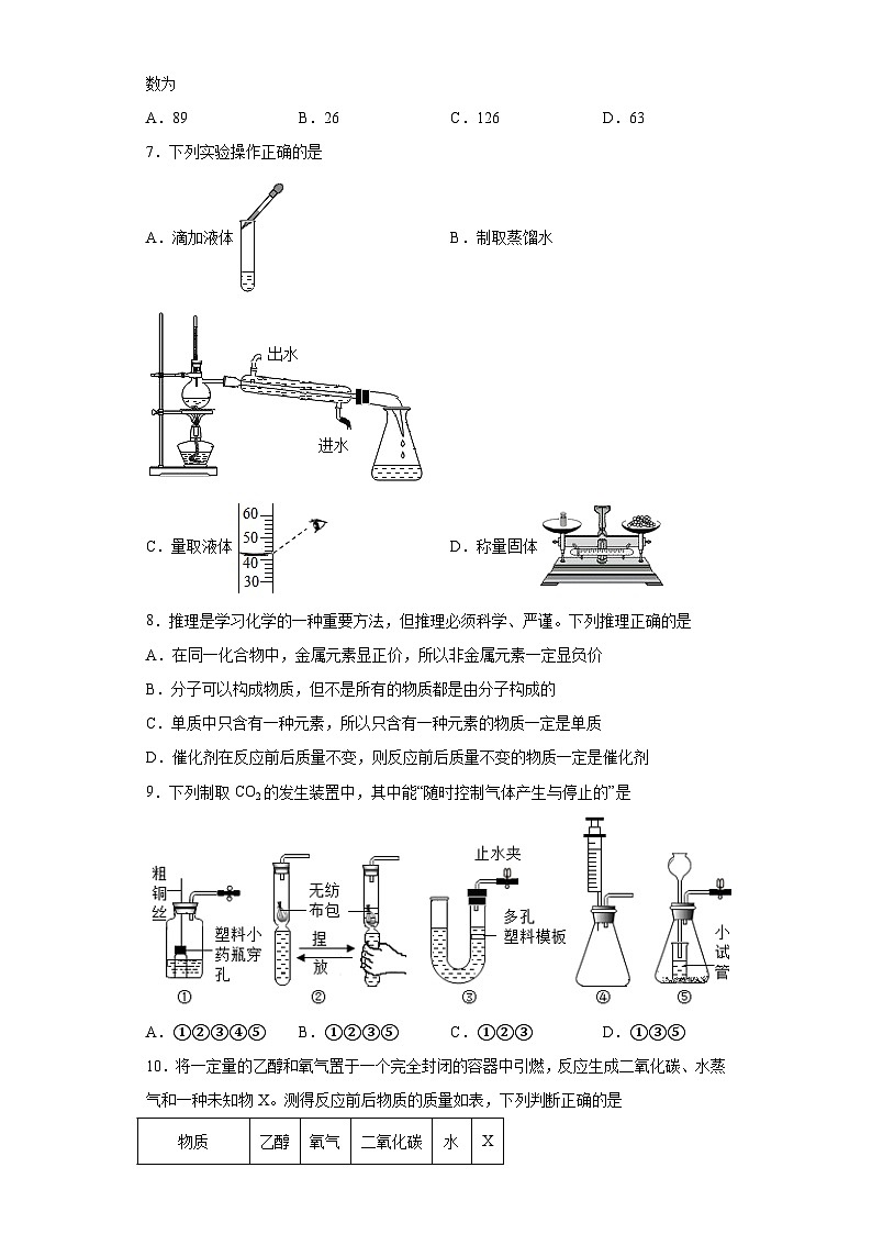 2023年河南省信阳市光山县孙铁铺镇中学中考三模化学试题(含答案)第2页