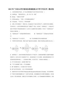 2023年广东省云浮市郁南县都城镇重点中学中考化学二模试卷（含解析）