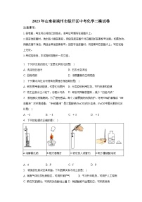 2023年山东省滨州市经开区中考化学三模试卷（含解析）