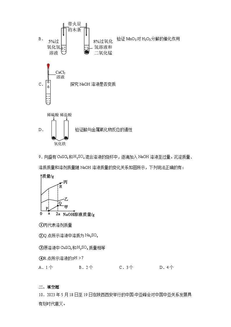 2023年陕西省渭南市蒲城县中考二模化学试题（含解析）第3页