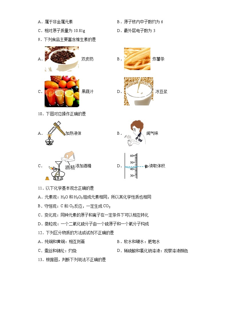 2023年广东省中考高分突破百校联考化学试题（含解析）02