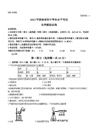 2023年陕西省延安市初中学业水平模拟化学试题