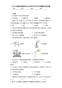 2023年湖南省湘西州吉首市初中学业水平模拟化学试题（含解析）