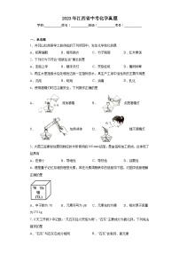 2023年江西省中考化学真题（含解析）