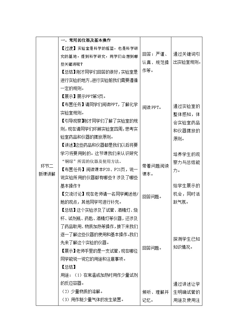 【上教版九年级化学上册】《怎样学习和研究化学》第1课时示范公开课教案第2页