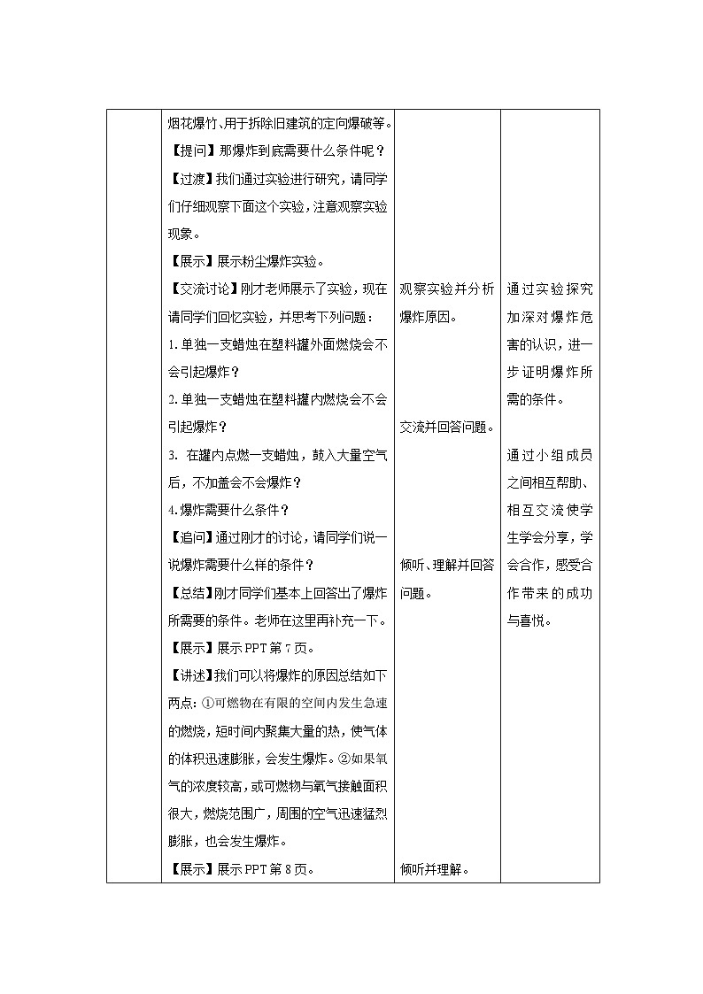 【上教版九年级化学上册】《常见的化学反应——燃烧》第2课时示范公开课教案02