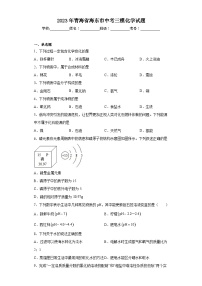 2023年青海省海东市中考三模化学试题（含答案）