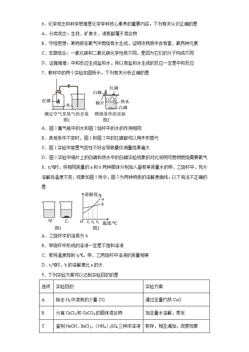 2023年湖北省咸宁市中考化学真题（含答案）02