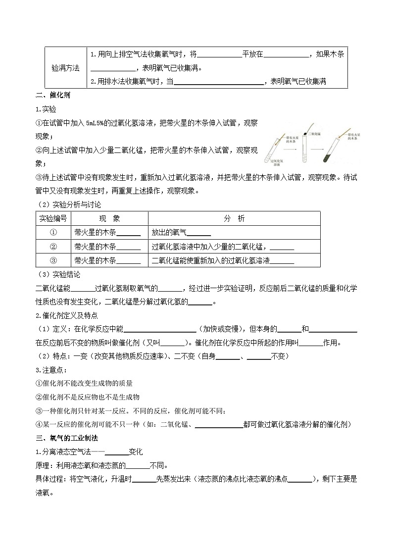 2.3 制取氧气-【固本强基】2023-2024学年九年级化学上册同步精品讲义+分层作业（人教版）（原卷版）第2页