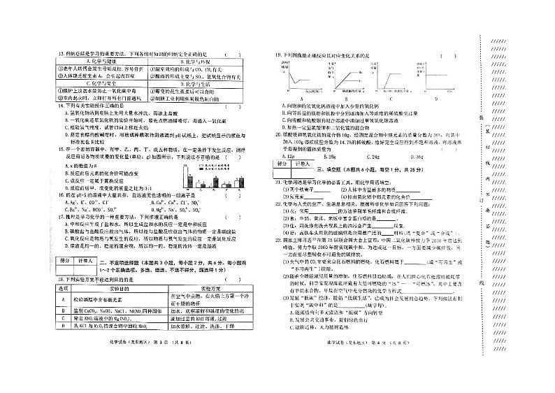 2023年黑龙江省龙东地区中考化学真题02