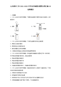 山东滨州三年（2021-2023）中考化学真题分题型分类汇编-03选择题③