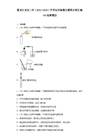 黑龙江龙东三年（2021-2023）中考化学真题分题型分类汇编-04选择题②