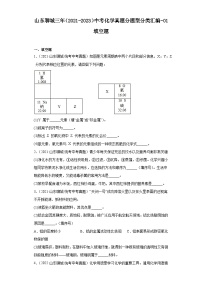 山东聊城三年（2021-2023）中考化学真题分题型分类汇编-01填空题