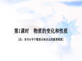 人教版中考化学复习第一单元走进化学世界第1课时物质的变化和性质教学课件