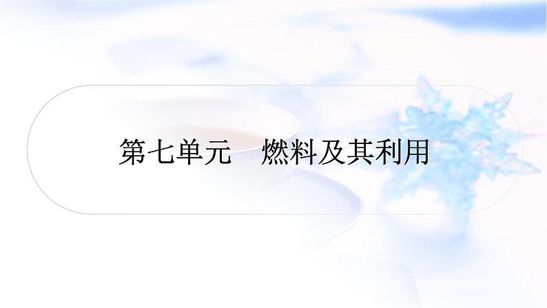 人教版中考化学复习第七单元燃料及其利用教学课件第1页