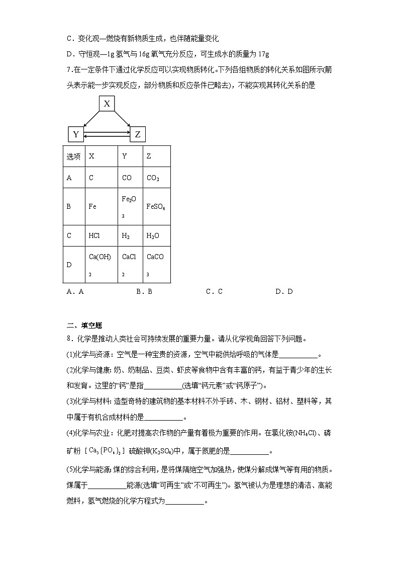 2023年贵州省贵阳市花溪区中考二模化学试题（含解析）02