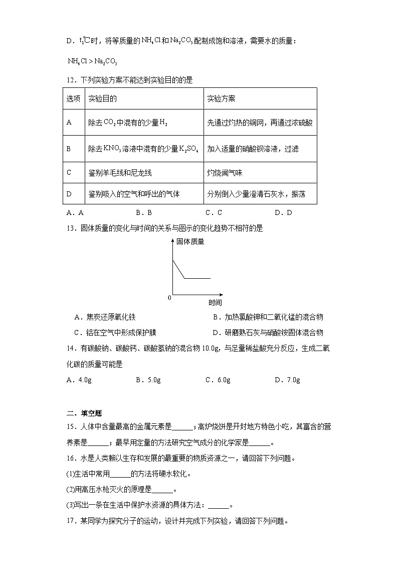 2023年河南省平顶山市叶县考前定位模拟预测化学试题（含解析）第3页