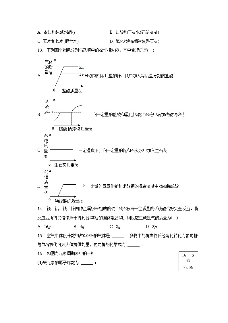 2023年河南省郑州重点中学中考化学最后一卷（含解析）第3页