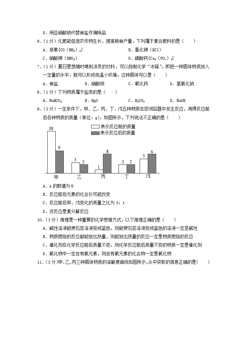 _2022年辽宁省朝阳市中考化学真题及答案第2页