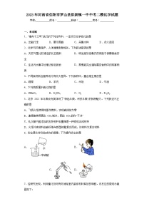 2023年河南省信阳市罗山县彭新镇一中中考二模化学试题（含解析）