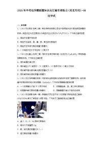 2023年中考化学模拟题知识点汇编专项练习（河北专用）-08化学式