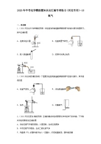 2023年中考化学模拟题知识点汇编专项练习（河北专用）-10氧气