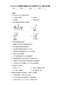 2023年辽宁省朝阳市朝阳市部分学校联考中考二模化学试题（含答案）