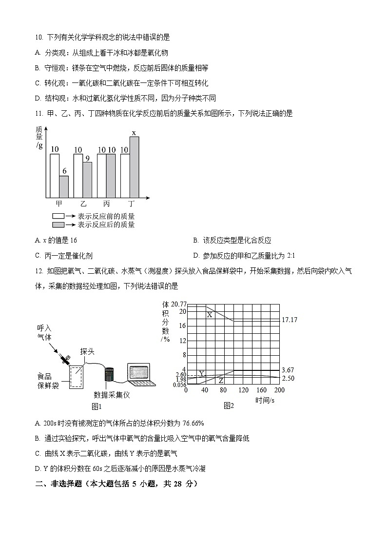 安徽省安庆市潜山市2022-2023学年九年级下学期期末化学试题（解析版）03