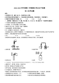 山东省烟台莱州市2022-2023学年八年级下学期期末化学试题（含答案）