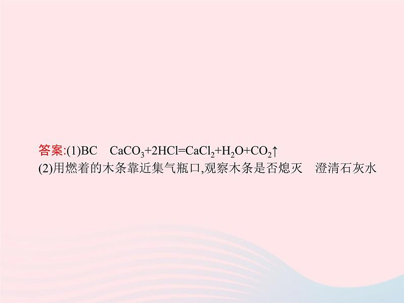 2023九年级化学上册第6单元碳和碳的氧化物课题2二氧化碳制取的研究课件新版新人教版第8页