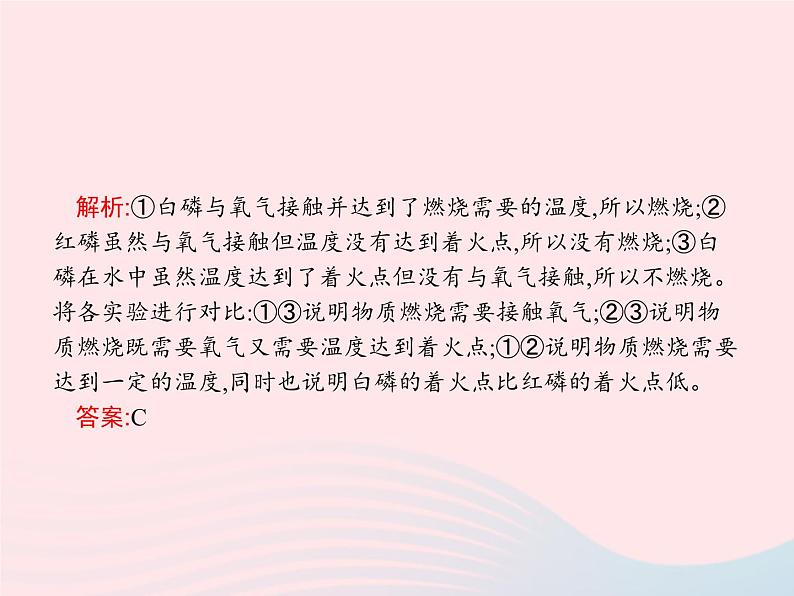 2023九年级化学上册第7单元燃料及其利用课题1燃烧和灭火课件新版新人教版07