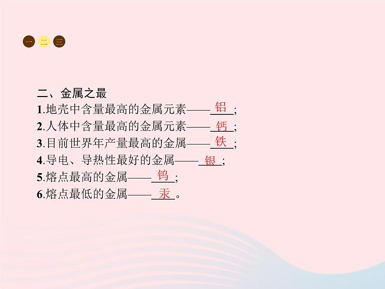 2023九年级化学下册第八单元金属和金属材料课题1金属材料课件新版新人教版第5页