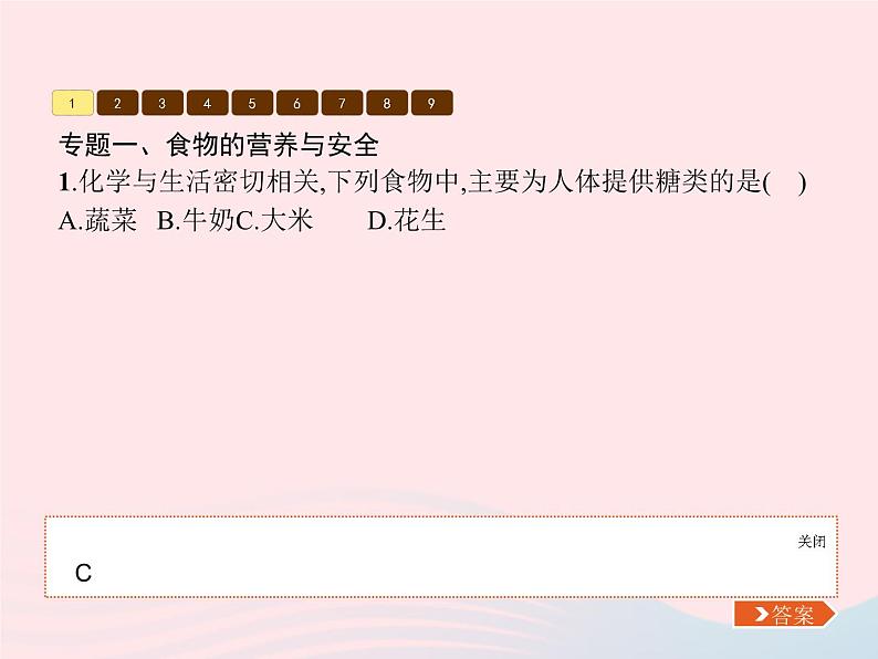 2023九年级化学下册第十二单元化学与生活单元整合课件新版新人教版03