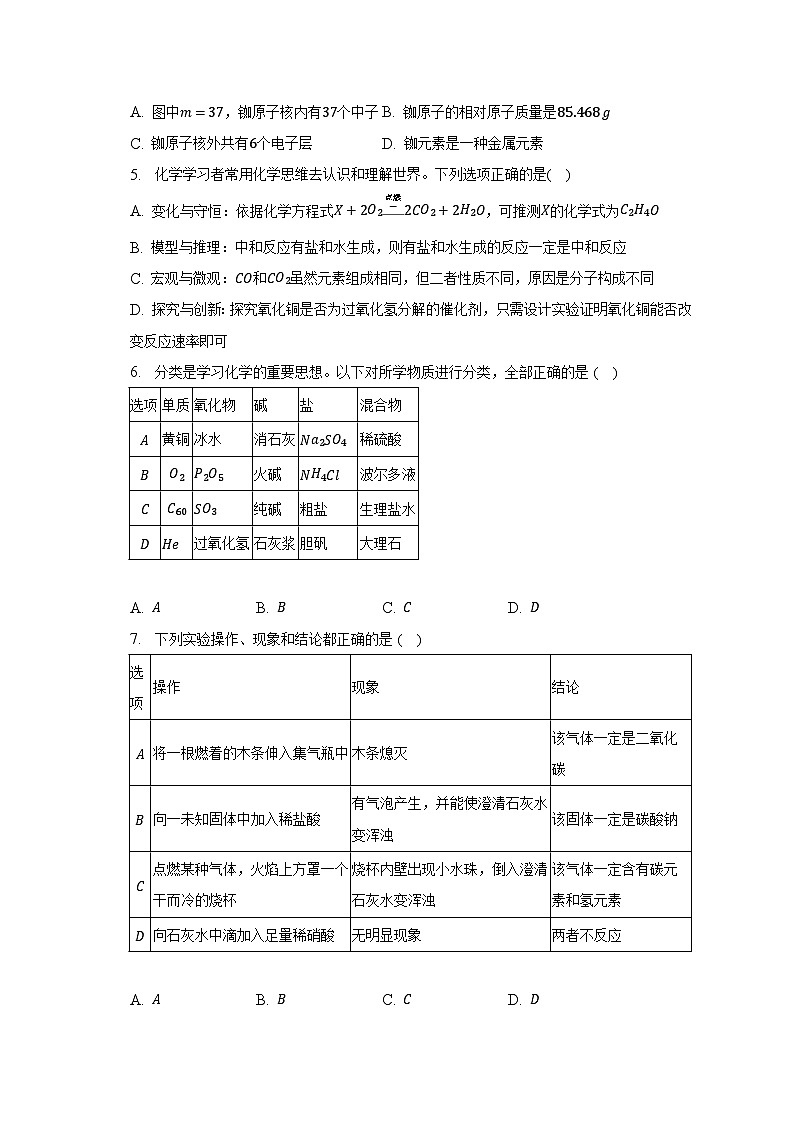 2023年广东省广州重点大学附中中考化学一模试卷（含解析）02