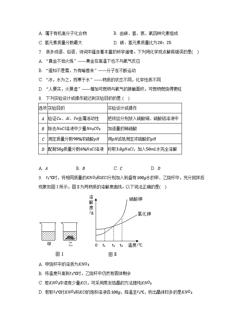 2023年江苏省淮安市淮阴区中考化学二模试卷（含解析）第2页
