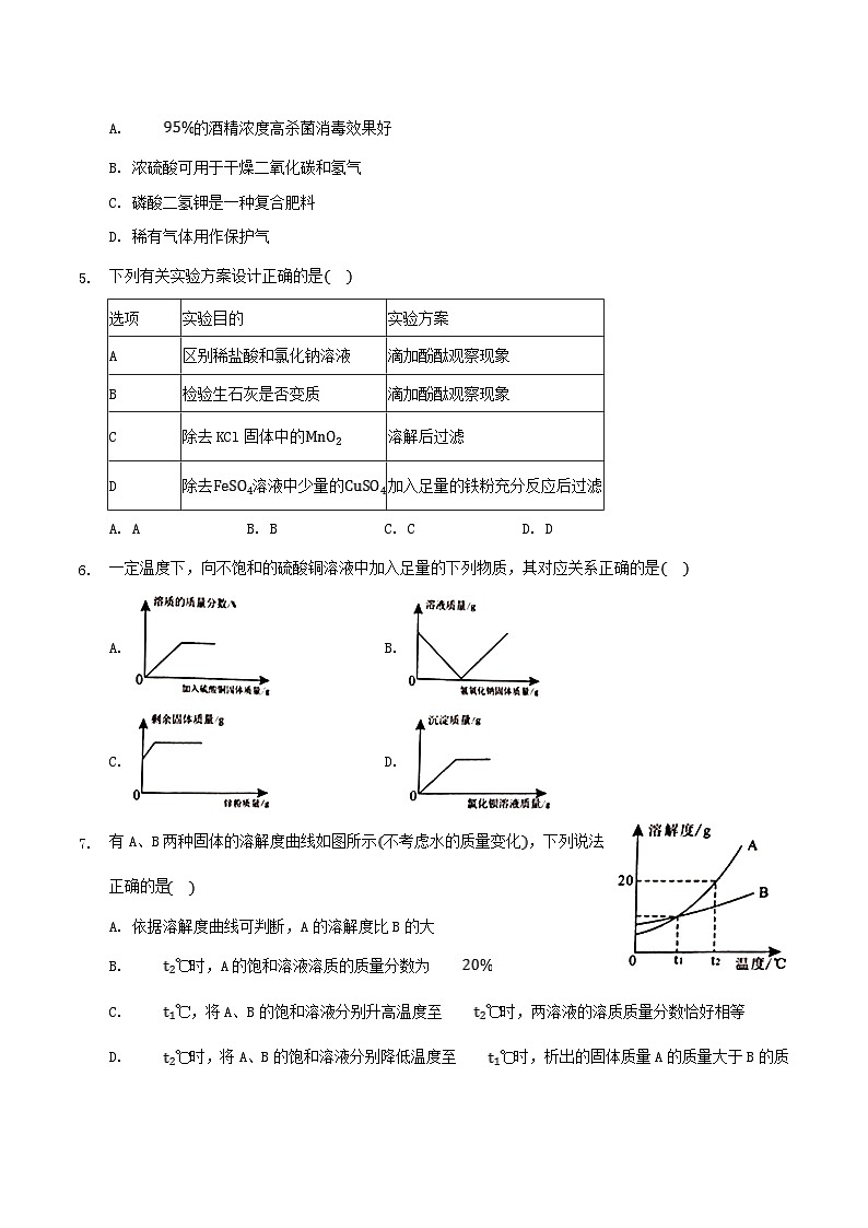 _2021年湖北省荆门市中考化学真题及答案02