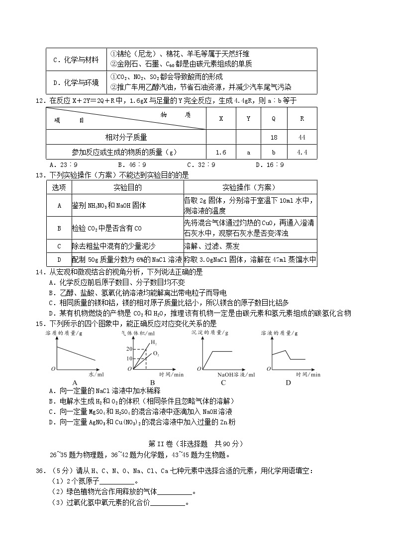 _2022年湖北省随州市中考化学真题及答案02