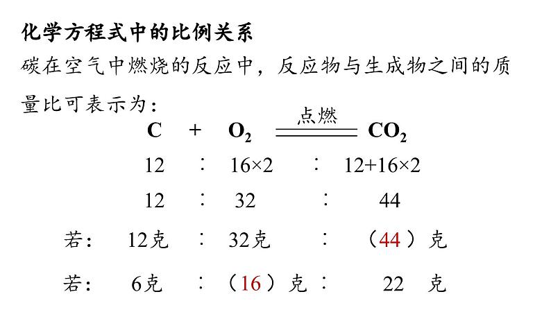 人教版九年级化学上册--第5单元 课题3 利用化学方程式的简单计算课件PPT06