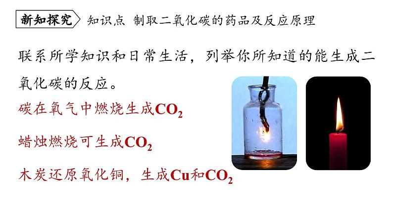 人教版九年级化学上册--第6单元 课题2 二氧化碳制取的研究课件PPT第4页