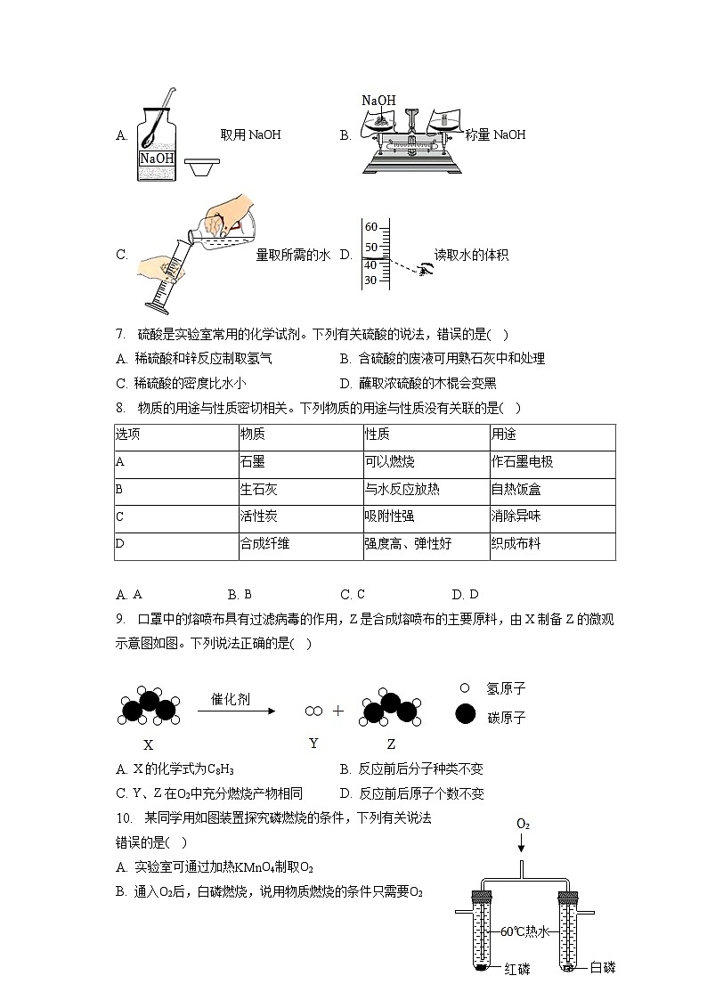 2023年安徽省中考化学试卷(含答案解析)第2页