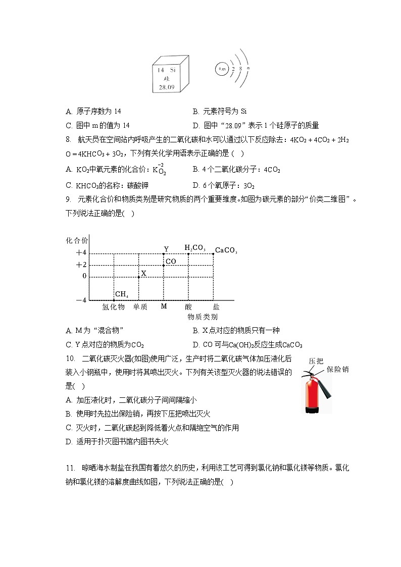2023年四川省宜宾市中考化学试卷(含答案解析)02