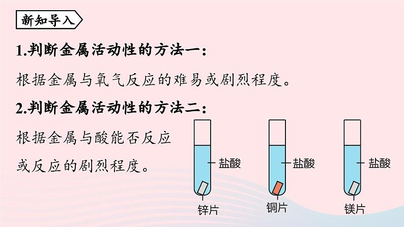 第八单元金属和金属材料课题2金属的化学性质第二课时课件（人教版九下）第3页