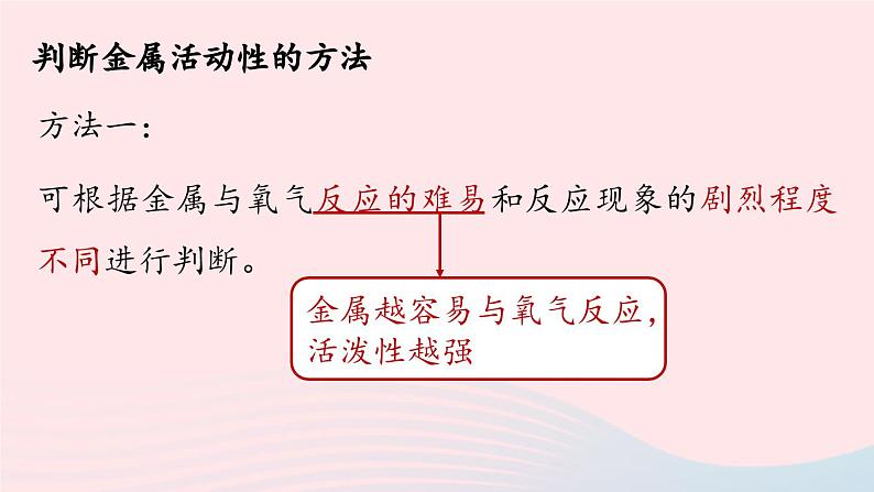 第八单元金属和金属材料课题2金属的化学性质第一课时课件（人教版九下）08