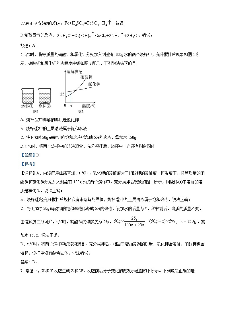 2023年山东省济宁市中考化学真题及答案解析03