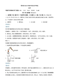 2023年湖北省鄂州市中考化学真题（含解析）