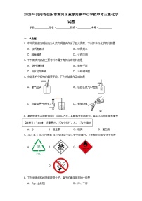 2023年河南省信阳市浉河区董家河镇中心学校中考三模化学试题（含解析）